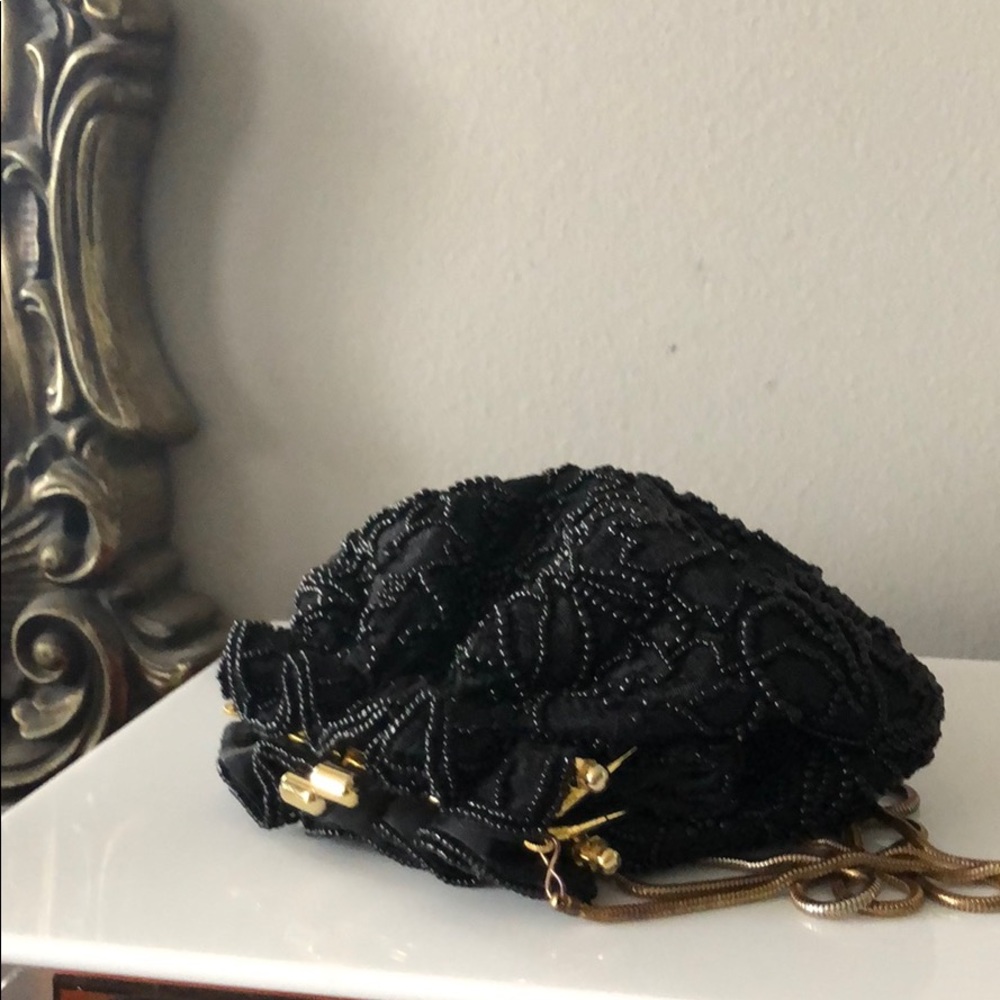 Vintage small beaded bag chain - Picture 7 of 7